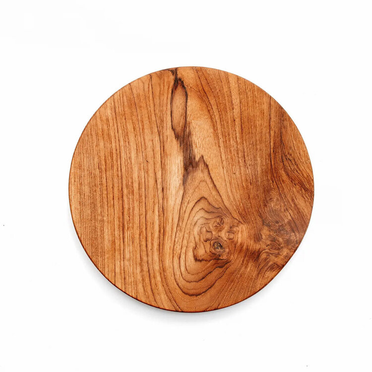 Bazar Bizar The Teak Root Round Plate - M