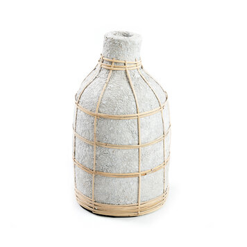Bazar Bizar The Whoopy Vase - Concrete Natural - L