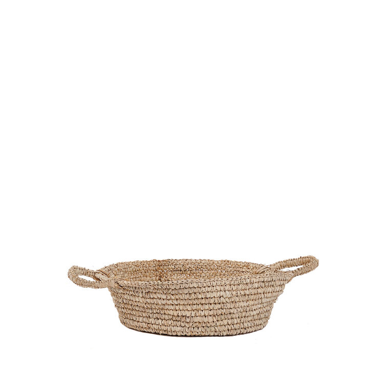 Bazar Bizar De Raffia Mand - Naturel - M