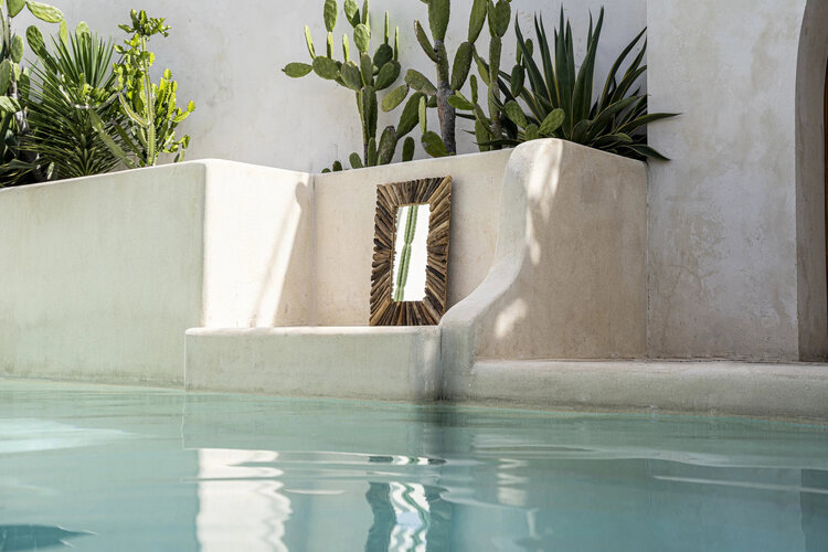 Bazar Bizar El Espejo Driftwood Framed - Natural - M