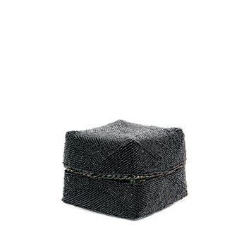 Bazar Bizar The Beaded Basket - Black - S