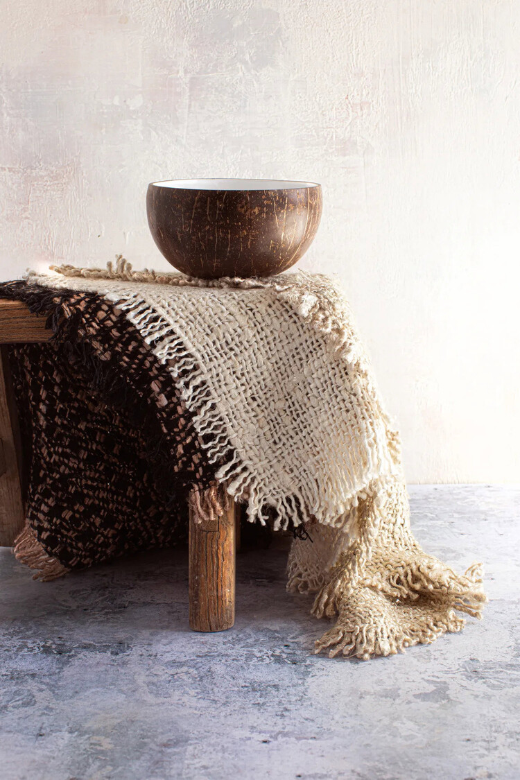 Bazar Bizar The Coco Food Bowl - Natural White