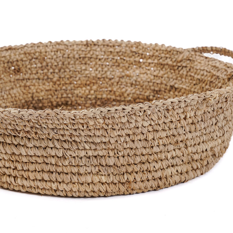 Bazar Bizar The Raffia Basket Trays - Natural - L