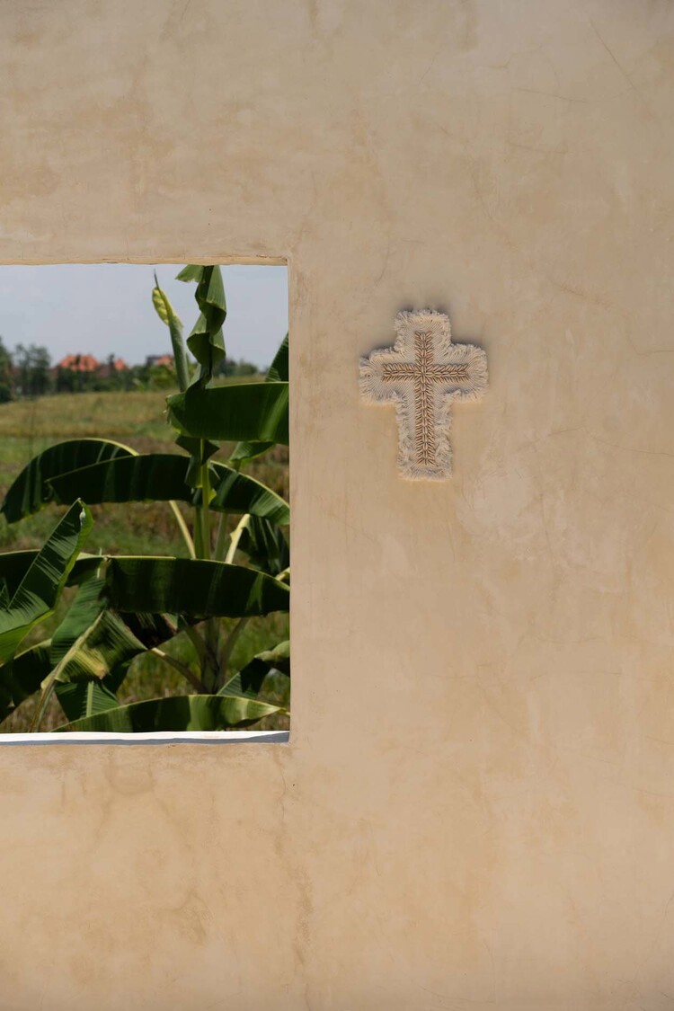 Bazar Bizar La Cruz De Macramé - Blanco