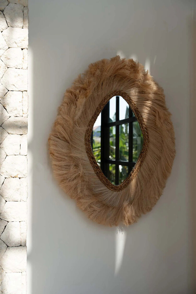 Bazar Bizar The La Duchessa Mirror - Natural - L