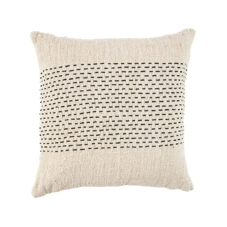 Bazar Bizar The Misty Cushion Cover - Natural Black