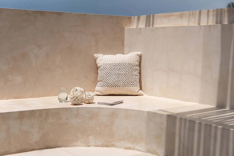 Bazar Bizar Housse De Coussin Misty - Naturel Noir