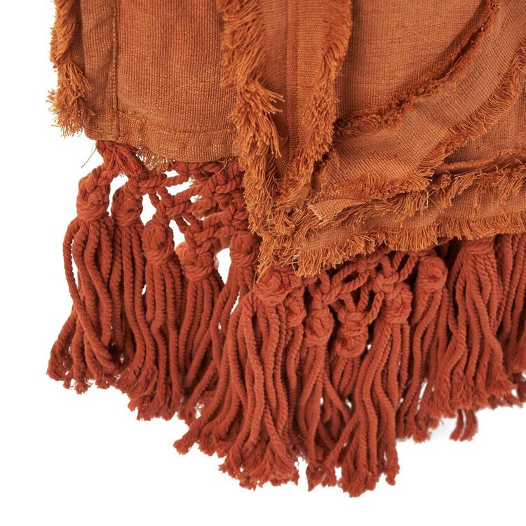 Bazar Bizar The Berber Bed Throw - Terracotta