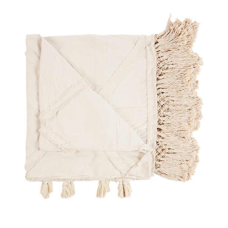 Bazar Bizar The Berber Bed Throw - Natural