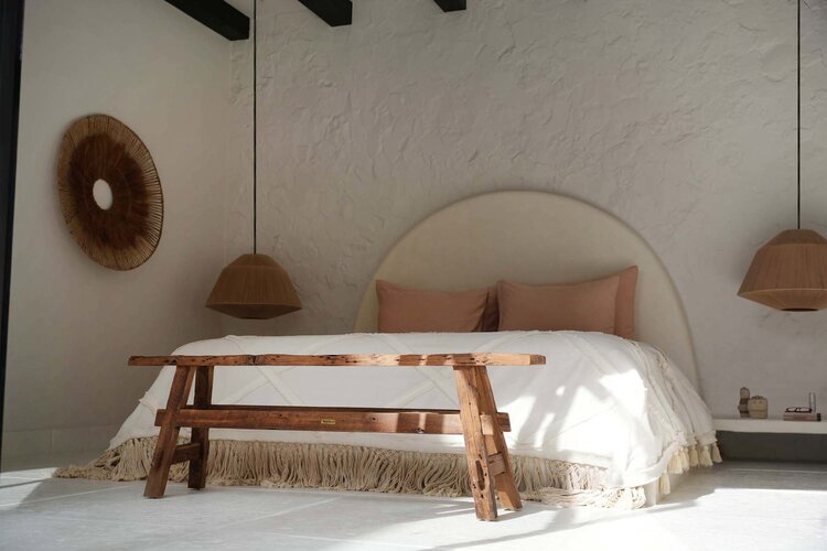 Bazar Bizar De Berber Bedsprei - Naturel