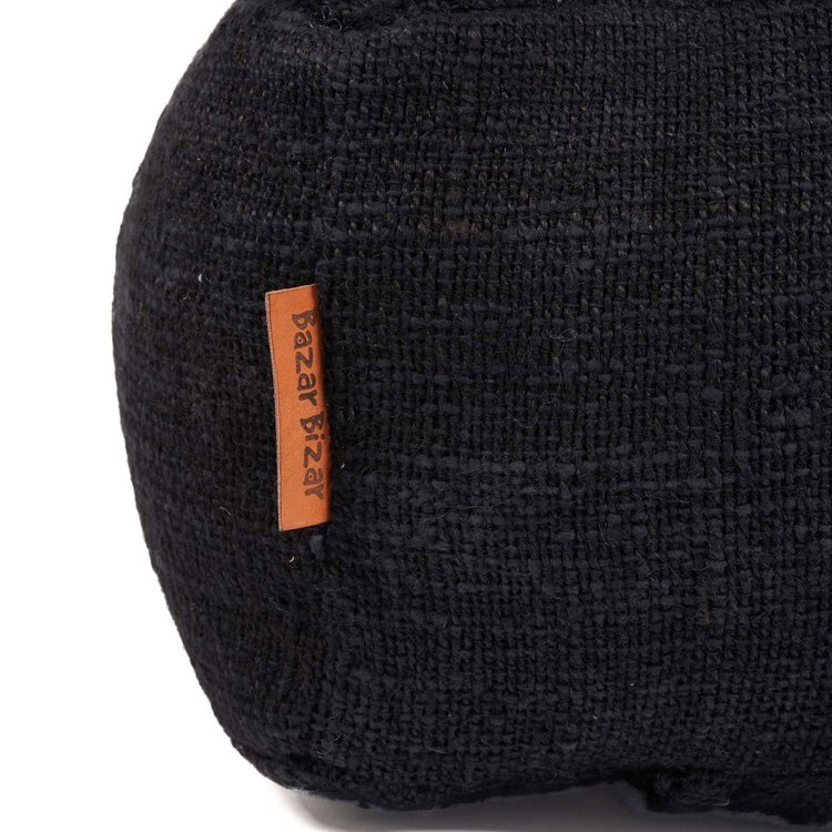 Bazar Bizar The Comfy Pouffe - Black
