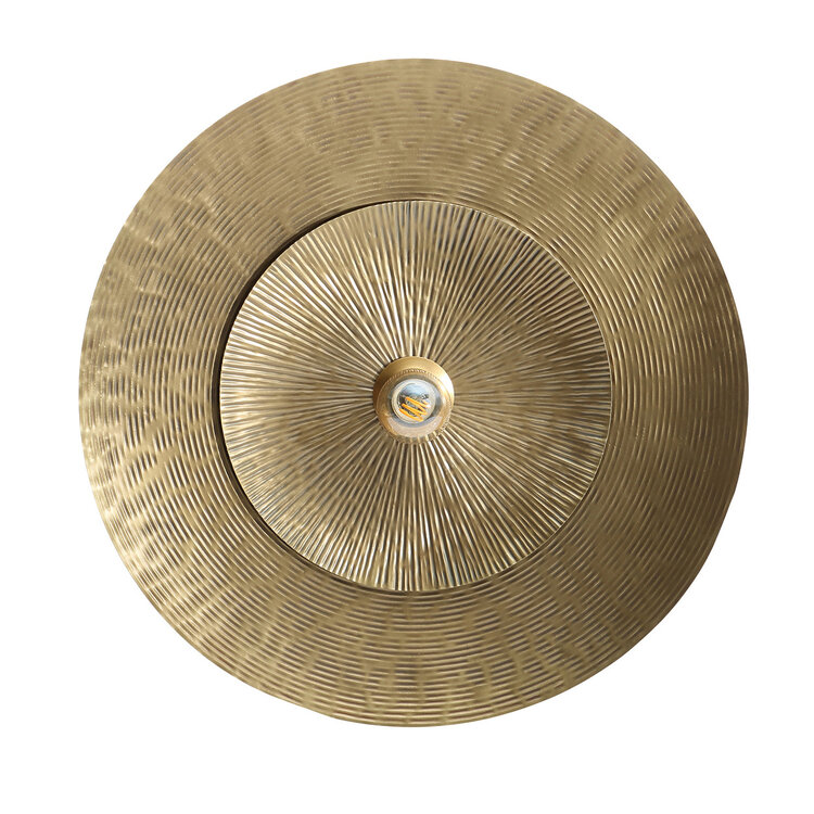Bazar Bizar The Double Full Moon Wall Lamp - Brass - M