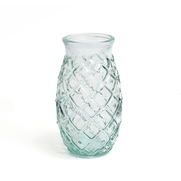 Bazar Bizar Het Pineapple Glas - Blauw - L