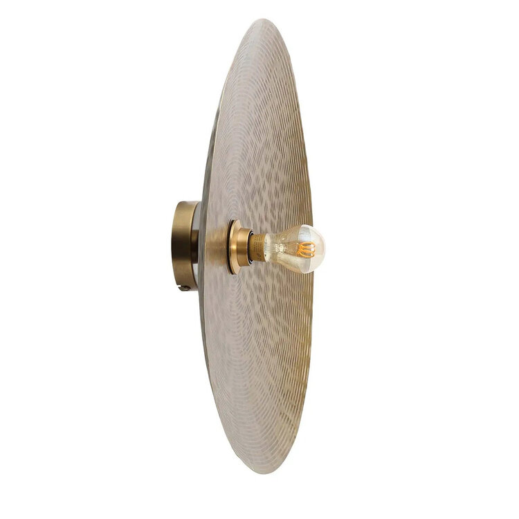 Bazar Bizar The Full Moon Wall Lamp - Brass - M