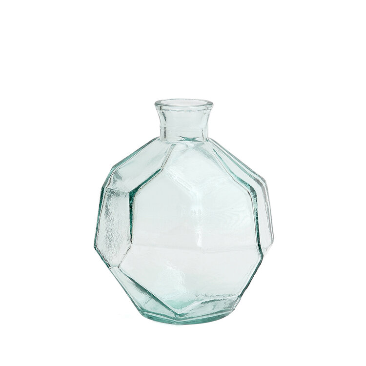 Bazar Bizar De Round Origami Vaas - Blauw