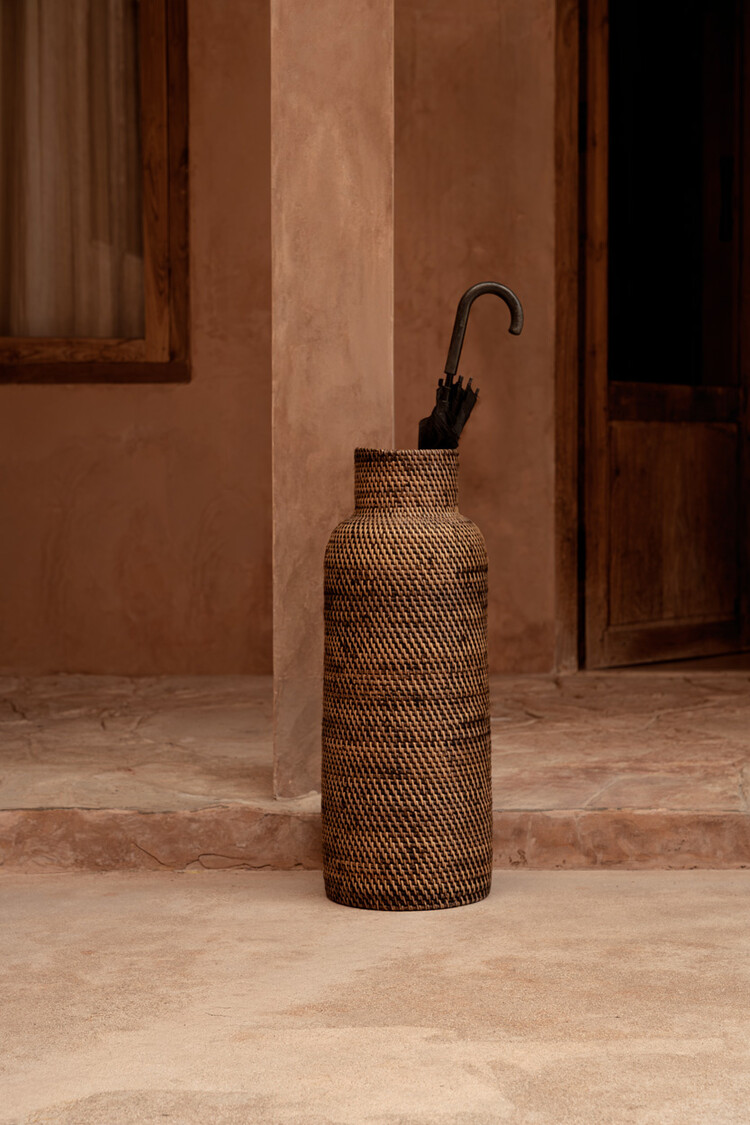 Bazar Bizar Panier Colonial Umbrella - Naturel Marron