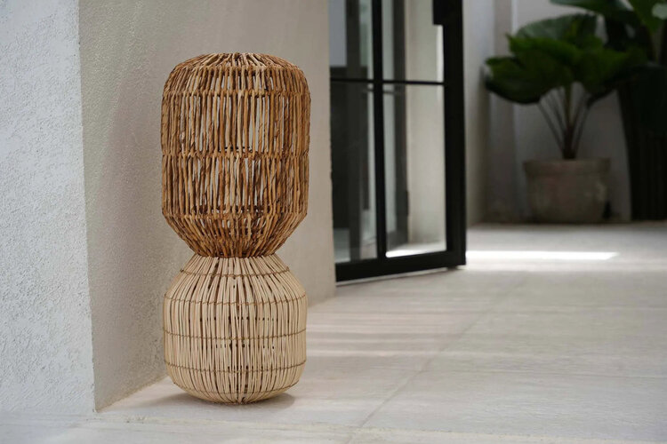 Bazar Bizar La Lámpara Colgante ChemChem - Natural - M