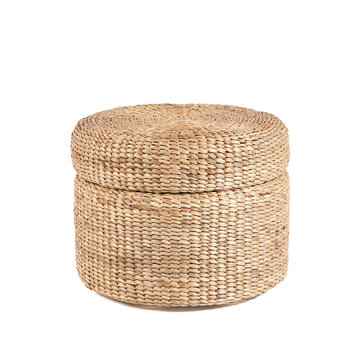 Bazar Bizar The Circle Storage Ottoman - Natural