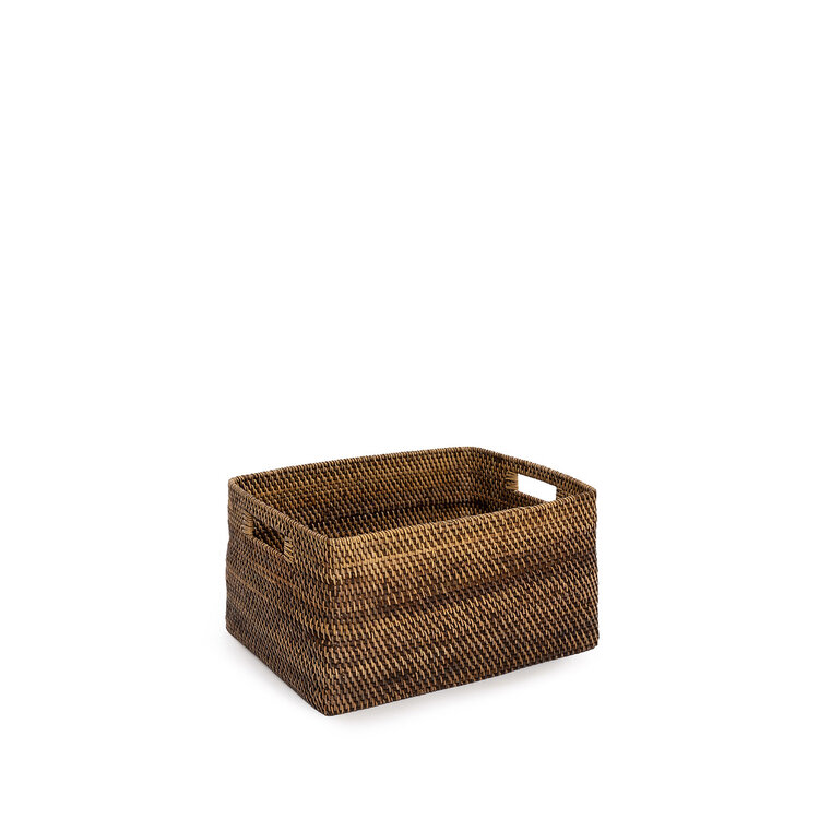 Bazar Bizar The Colonial Magazine Basket - Natural Brown - S