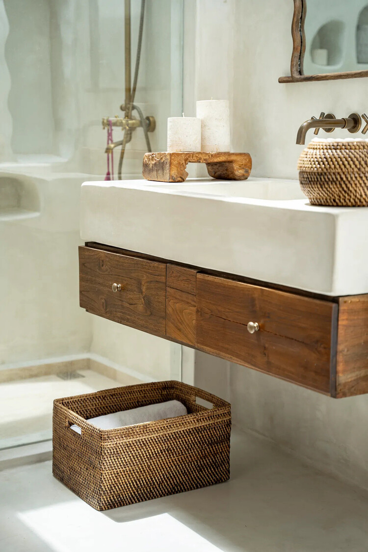 Bazar Bizar Il Cestino Colonial Magazine - Naturale Marrone - L