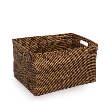 Bazar Bizar Le Panier à Magazines Colonial - Brun Naturel - XL