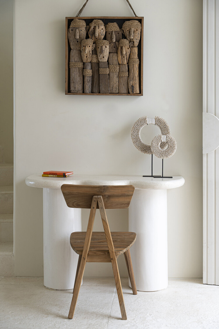 Bazar Bizar El Disco De Conchas Papua En Soporte - Blanco - S