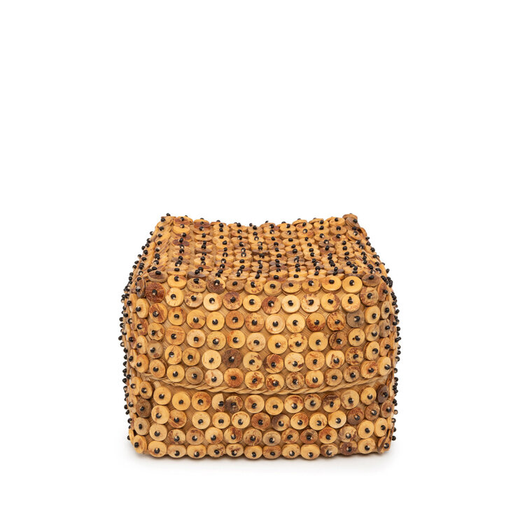 Bazar Bizar De Coconut Shell Mand - Naturel - M