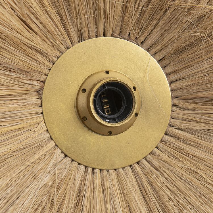 Bazar Bizar The Double Trouble Wandlamp - Natuurlijk Goud - M