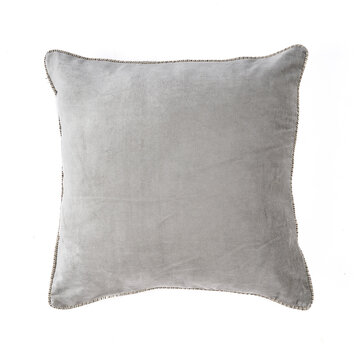 Bazar Bizar La Housse de Coussin Velvet Crush - Gris - 50x50