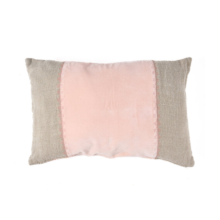 Bazar Bizar La Housse de Coussin Velvet Divorce - Rose Naturel - 30x50