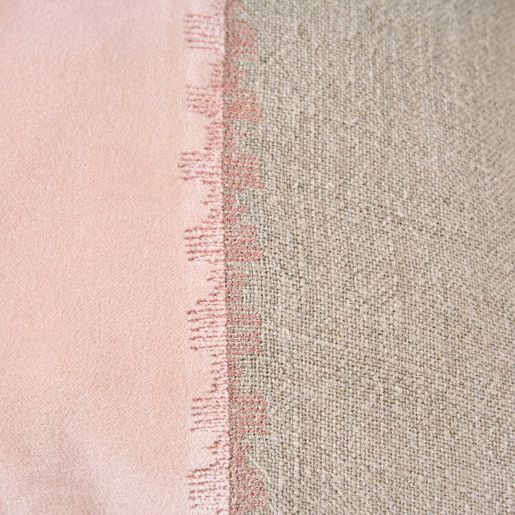 Bazar Bizar La Fodera per Cuscini Velvet Divorce - Rosa Naturale - 30x50