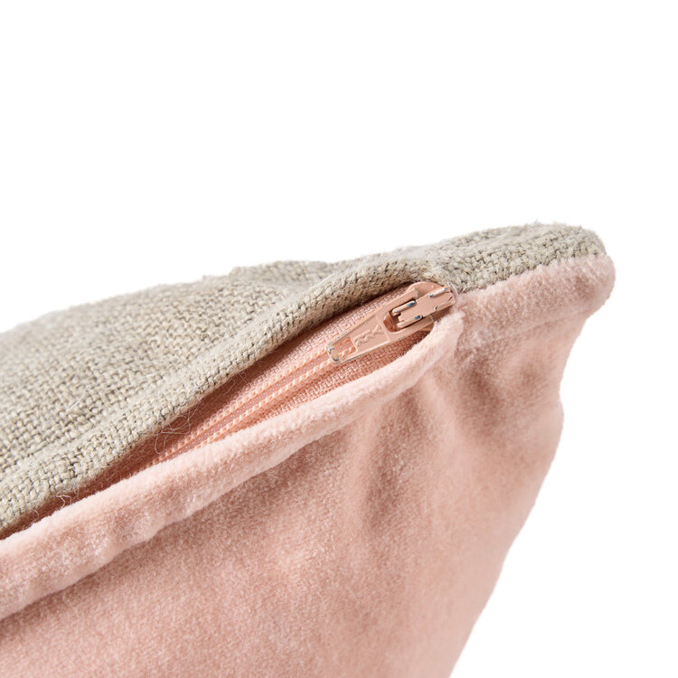 Bazar Bizar The Velvet Divorce Cushion Cover - Natural Pink - 30x50