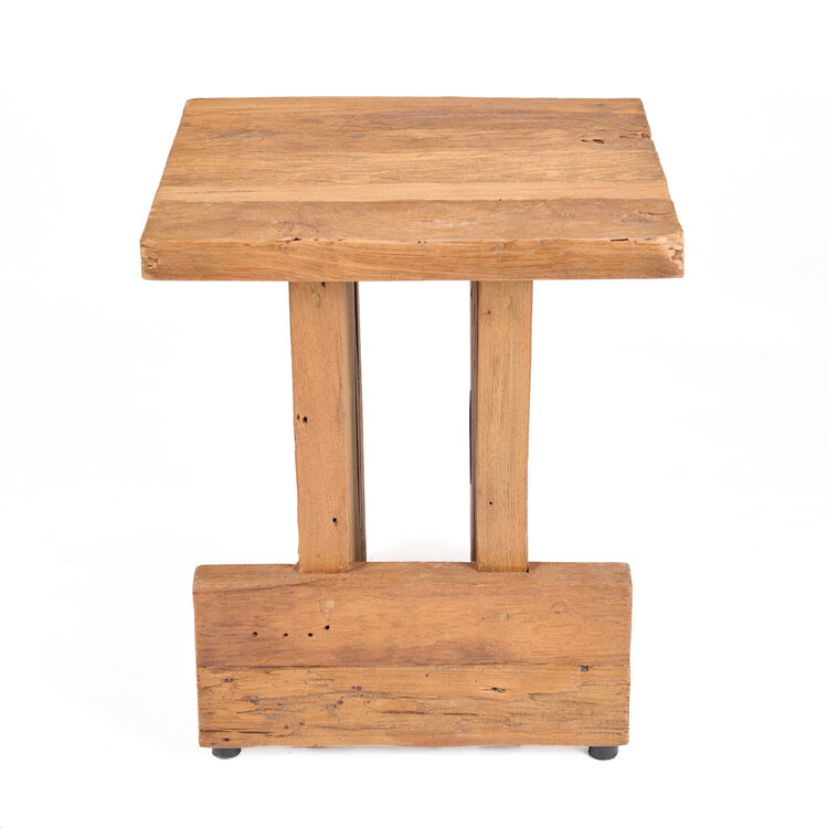 Bazar Bizar The Suku Block Stool - Natural