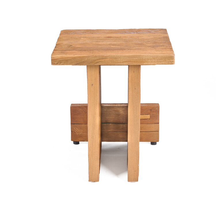 Bazar Bizar The Suku Block Stool - Natural