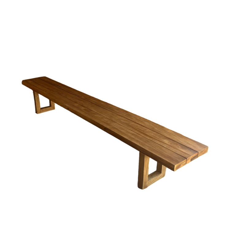 Bazar Bizar Bench With Square Foot - Natural - 280