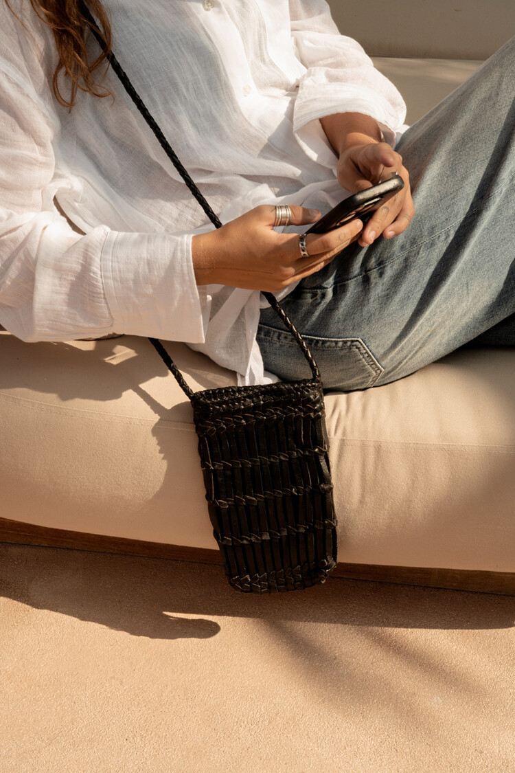 Bazar Bizar El Dial Diva Phone Bag - Negro