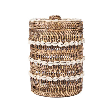 Bazar Bizar The Shell Storage Bin - Natural Brown
