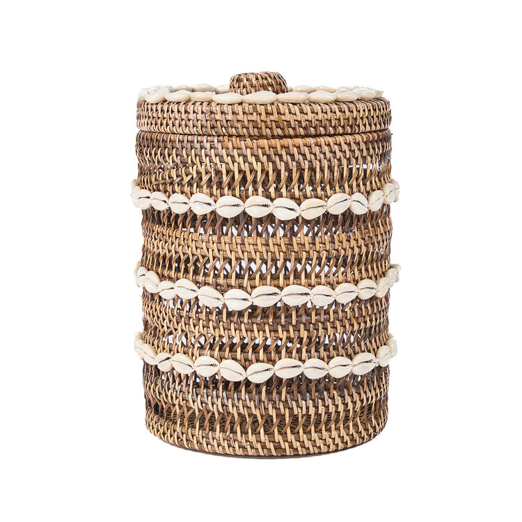 Bazar Bizar The Shell Storage Bin - Natural Brown