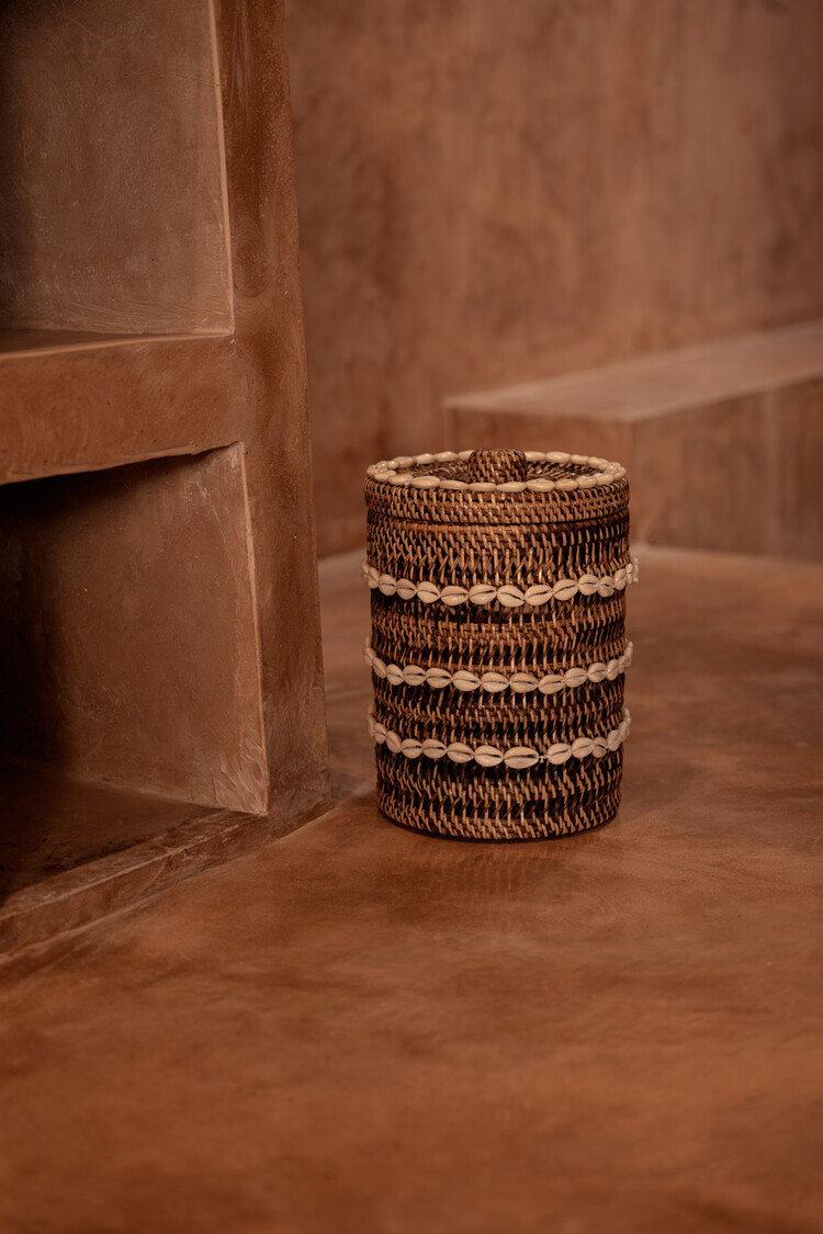 Bazar Bizar The Shell Storage Bin - Natural Brown