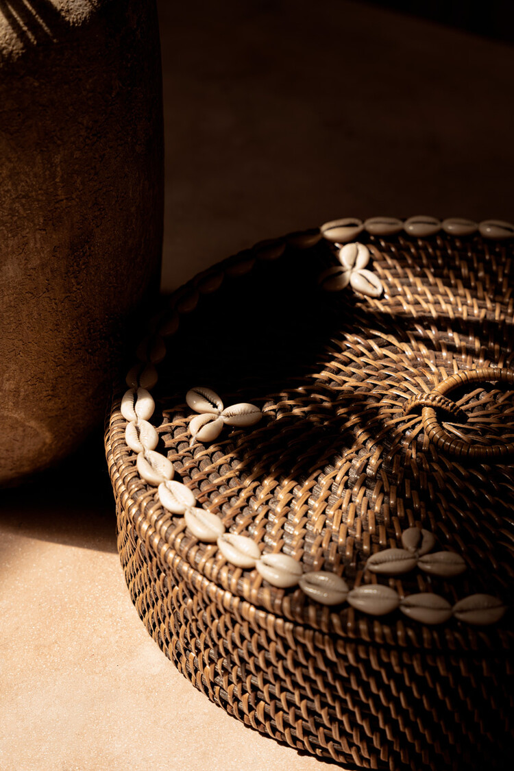 Bazar Bizar Le Panier Compartiment En Rotin - Brun Naturel