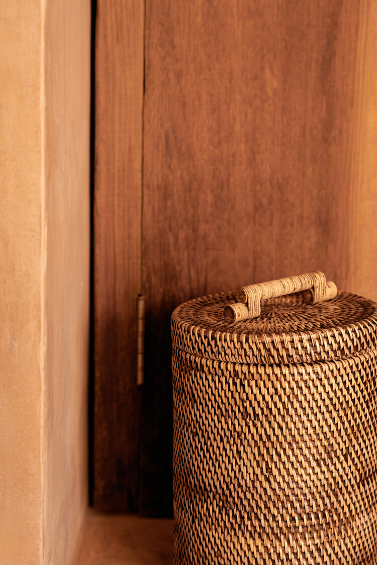 Bazar Bizar The Rattan Bin High - Natural Brown