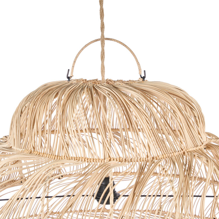 Bazar Bizar Il Lampadario Aurora Puff - Naturale - XL
