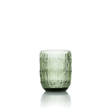 Bazar Bizar Het Moss Ripple Waterglas - Groen