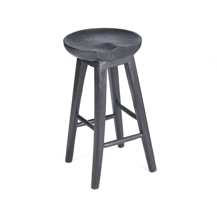 Bazar Bizar The Tala Bar Stool - Black