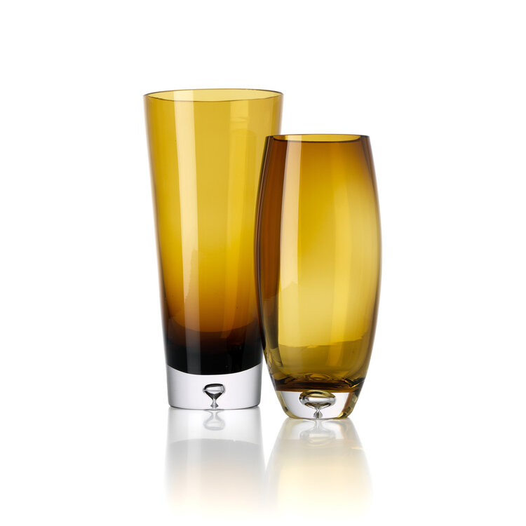 Bazar Bizar Die Honey Glow Vase - Braun Gold - M