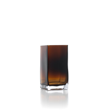 Bazar Bizar Die Amber Cuboid Vase - Bernstein - S