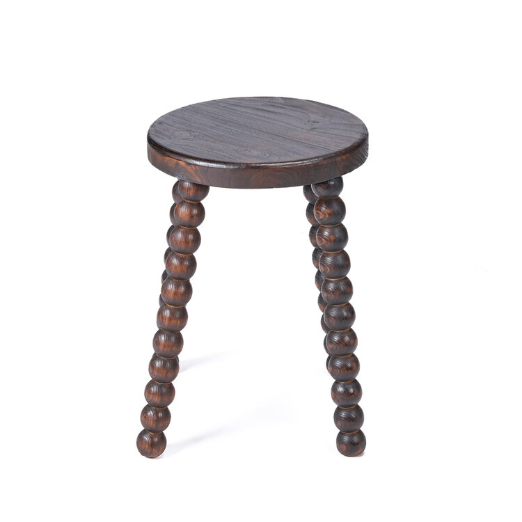 Bazar Bizar The Dango Stool - Dark Walnut