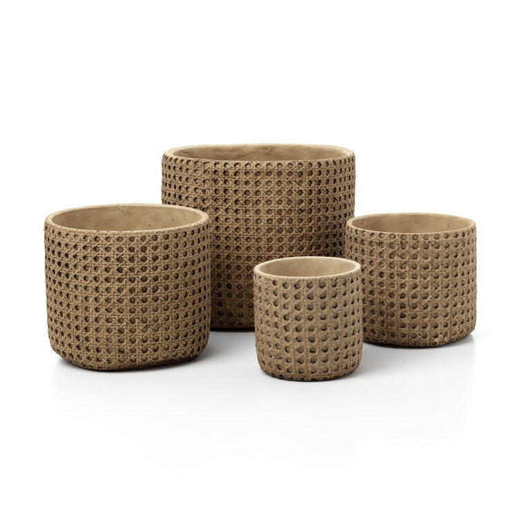 Bazar Bizar The RattanRock Planter - Natural - XL
