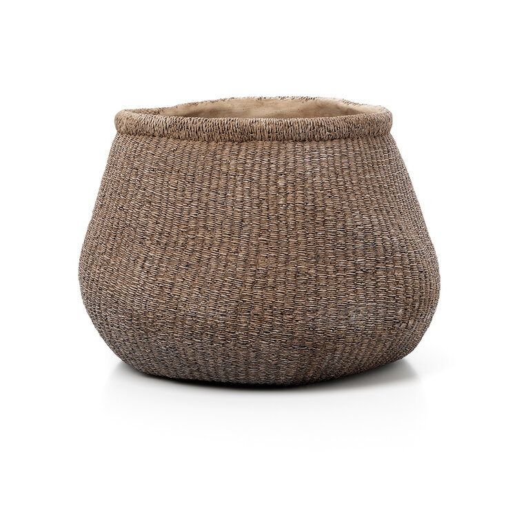 Bazar Bizar La Cache-Pot Faux-Puff - Marron - XL