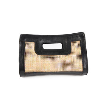 Bazar Bizar The Riviera Noir Clutch - Natural Black